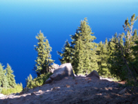 Crater Lake 'Liquid Sky' Illusion