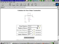 On-line Stave Calculator